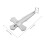 Harmonica Bouche Métal Argent Compact Facile À Jouer Débutant 2