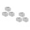 6Pcs Compact Waterproof Electrical Distribution Boxes for Outdoor Use 6