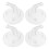 12Pcs Plastic Water Bottle Bite Valve Replacement for Kids Sippy Cups 2