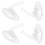12Pcs Plastic Water Bottle Bite Valve Replacement for Kids Sippy Cups 3