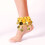 1Pair Dance Anklet Lightweight Wrist Bands with Coins 5