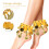 1Pair Dance Anklet Lightweight Wrist Bands with Coins 7