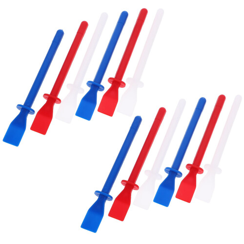 60Pcs PP Material Glue Spreaders in Assorted Colors for DIY Art Use 2