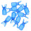 40Pcs Blue Fishing Hook Bonnet Durable Plastic Anti Scratch Covers 2