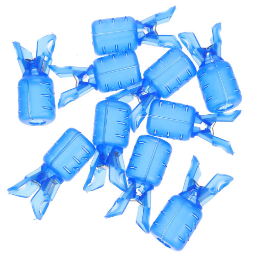 40Pcs Blue Fishing Hook Bonnet Durable Plastic Anti Scratch Covers 1
