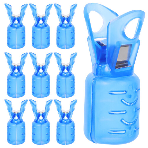 40Pcs Blue Fishing Hook Bonnet Durable Plastic Anti Scratch Covers 2