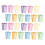 240Pcs Cash Budget Replacement Sheets Smooth Paper for Budget Binder 3