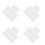 40Pcs Clear Blister Packaging Boxes Portable Plastic Storage Container 8