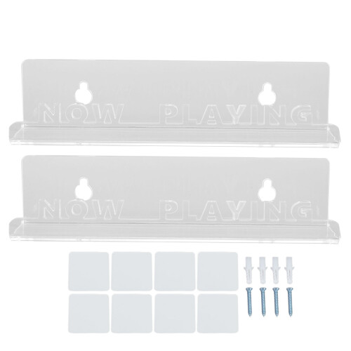 Schallplattenregal Wand Acryl transparent 1