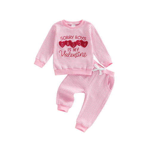 (18-24 Months, Pink) Set de 2 și pantaloni