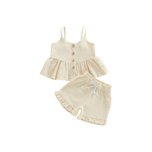 (3-4 Years, Yellow) Set 2 buc culoare solidă.