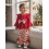 (6-12 Months, Red) Σετ φόρεμα με ρούχα νήπια 3