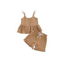 (2-3 Years, Coffee) Set 2 buc culoare solidă.