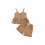 (3-4 Years, Coffee) Set 2 buc culoare solidă. 1