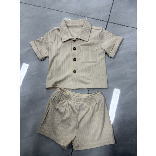 (0-6 Months, Apricot) Σετ 2 τεμαχίων και σορτσάκια