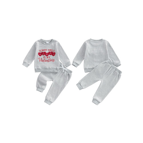 (6-12 Months, Gray) Set de 2 și pantaloni 1