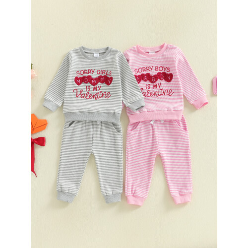 (6-12 Months, Gray) Set de 2 și pantaloni 2