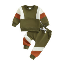 (6-12 Months, Army Green) Σετ φθινοπωρινών ρούχων & φόρμα.