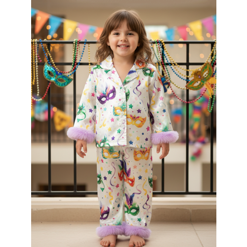 (6-12 Months, Lavender) Set pigiama in e pantaloni. 2