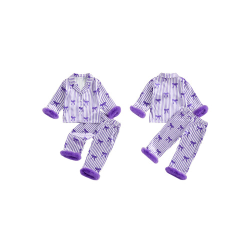 (4-5 Years, Purple) Set pigiama in e pantaloni. 1