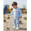 (18-24 Months, Blue) Σετ ρούχων 2 καρό παντελόνι. 7
