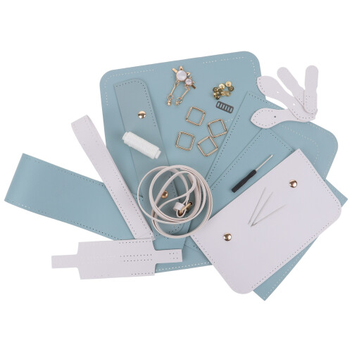 2Sets DIY Leder Set PU Leder Bunt Für Handwerk Geschenk