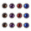 12Pièces Clips Chaussures Multicolores En Aluminium Pour DIY 1
