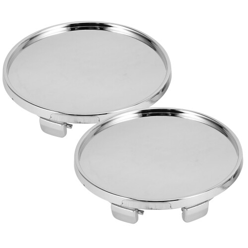 2Pièces Caches Jantes Auto En ABS Argenté Facile À Installer