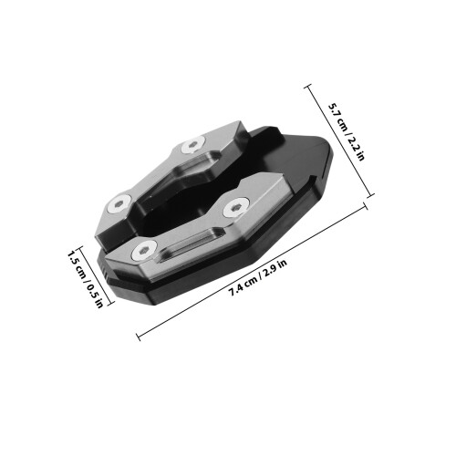 Plaque Extension Aluminium Résistante Gris 1