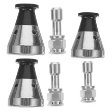 3Sets Universal Pressure Cooker Relief Valves Stainless Steel Silver