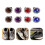 12Pièces Clips Chaussures Multicolores En Aluminium Pour DIY 9