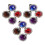12Pièces Clips Chaussures Multicolores En Aluminium Pour DIY 10