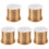 5Rolls Golden Copper Bead String Durable Wire for Jewelry Crafting DIY 2
