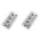 2Sets Stainless Steel Whiskey Ice Cubes Silver Reusable Cooling Cubes 2