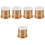 5Rolls Golden Copper Bead String Durable Wire for Jewelry Crafting DIY 4