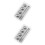 2Sets Stainless Steel Whiskey Ice Cubes Silver Reusable Cooling Cubes 5