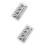 2Sets Stainless Steel Whiskey Ice Cubes Silver Reusable Cooling Cubes 7