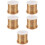 5Rolls Golden Copper Bead String Durable Wire for Jewelry Crafting DIY 7