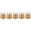 5Rolls Golden Copper Bead String Durable Wire for Jewelry Crafting DIY 9