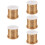 5Rolls Golden Copper Bead String Durable Wire for Jewelry Crafting DIY 10