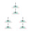 6Pcs Durable Acrylic Nail Tips Display Stand Double Layer Salon Tool 7