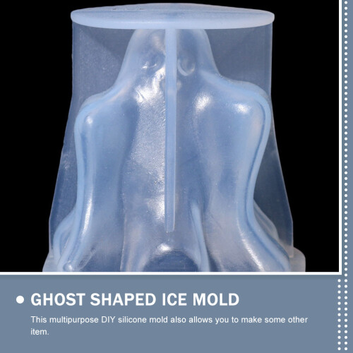 Handmade Ghost Shaped Ice Mold For Home Desktop Decoration Diy 2