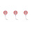 3Pcs Battery- Traffic Control Baton Double-Sided Road Safety 4