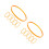 12Pièces Courroies De Remplacement Plastique Orange Pour 7