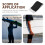 Eva Noir Adhésif Pied Surfboard Confort Grip Durable 6