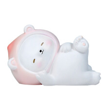 Figura decorativa de resina con diseño de animales adorables, apta para niños, de material no tóxico, ligera, para el salpicadero del coche o el