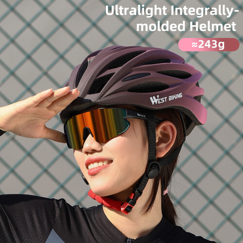 Ultralight Gradient Cycle Helmet with 28 Vents, Adjustable, Safety Cap 1