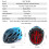 Ultralight Gradient Cycle Helmet with 28 Vents, Adjustable, Safety Cap 6