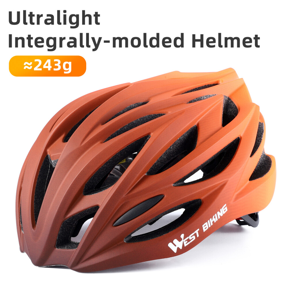 Ultralight Gradient Color Bicycle Helmet with 28 Vents, Adjustable Fit, Safety Caps-image-OPC-PS5STPH-NEW