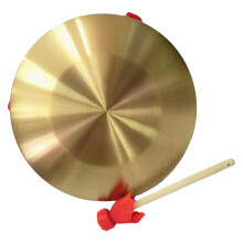 Gong Traditionnel Cuivre Décor Pour Débutants